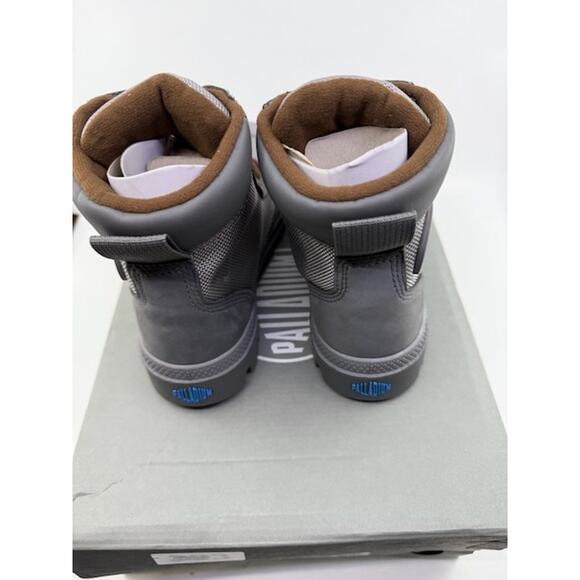 NEW Palladium Pampa Sport Cuff WPN Boots 73234-070-M Granite Gray Mens Size 4.5 - Picture 6 of 9